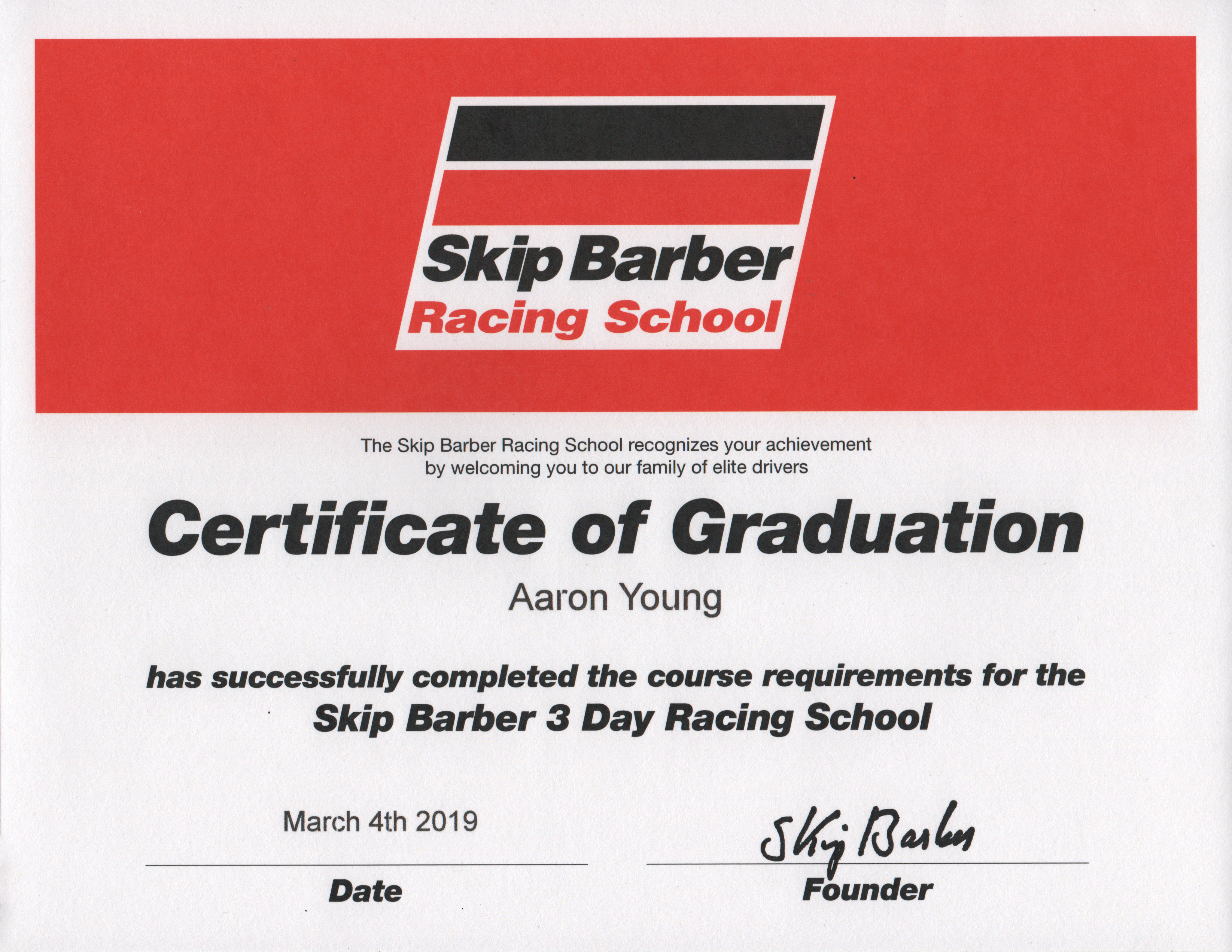Racing Diploma