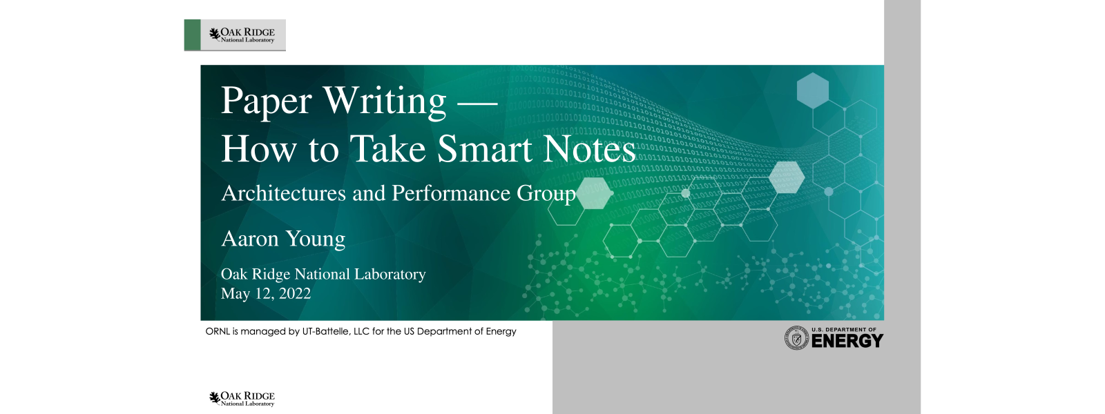 Paper Writing—How to Take Smart Notes